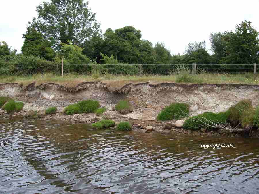 Bank Erosion, Very dry riverbanks SEW; click picture to "enlage" Bank Erosion, Very dry riverbanks SEW; click picture to "enlage"