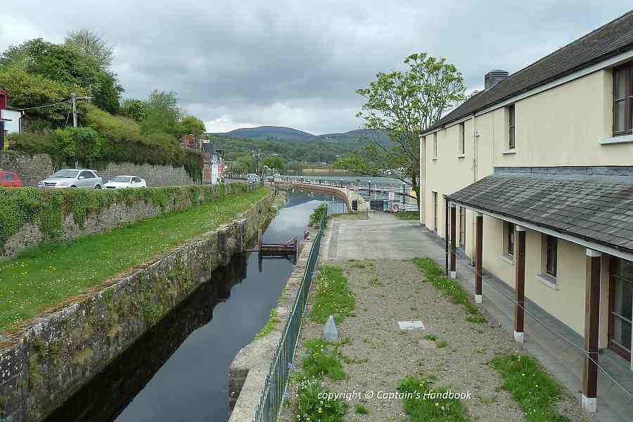 Arbeiten am Killaloe Canal; Blick von der Kanalbrücke