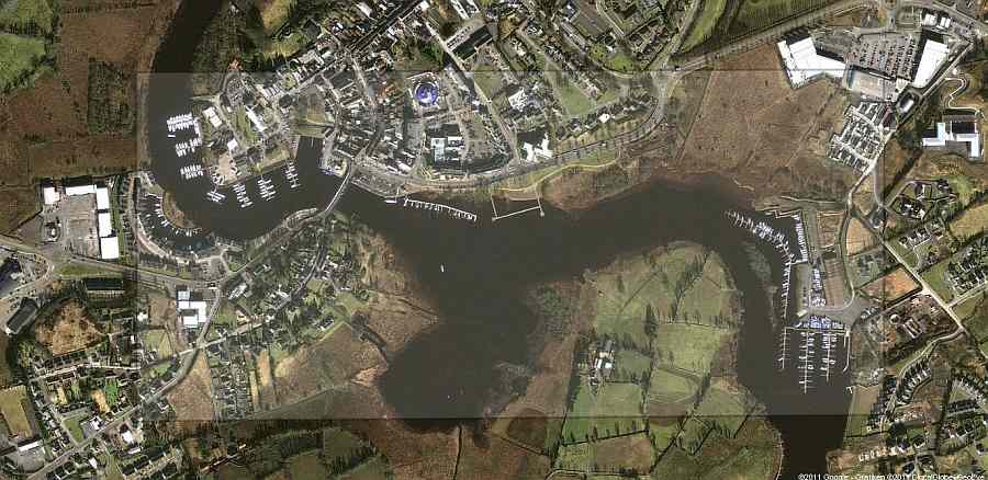   Carrick on Shannon; © Google Maps; click to "Google Maps"