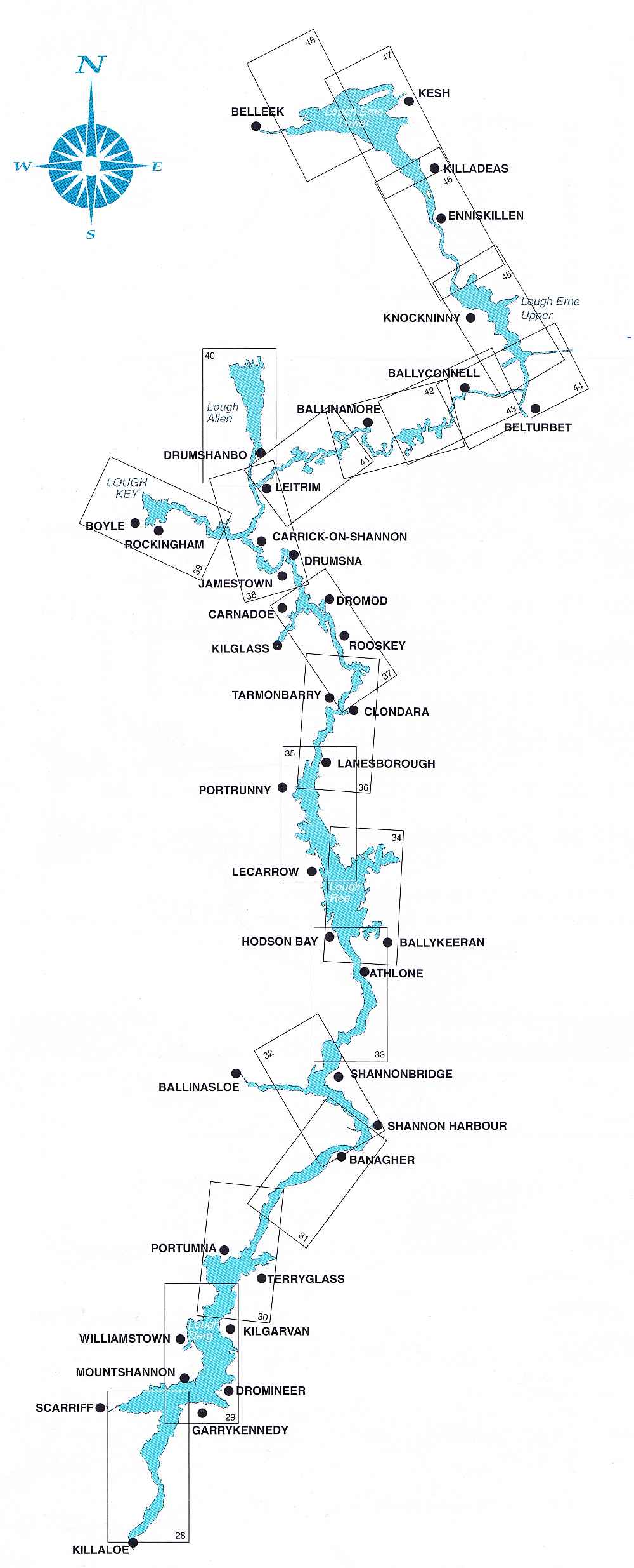  Shannon Navigation & Shannon Erne Waterway;© IBRA & ECBA; click to "enlarge"