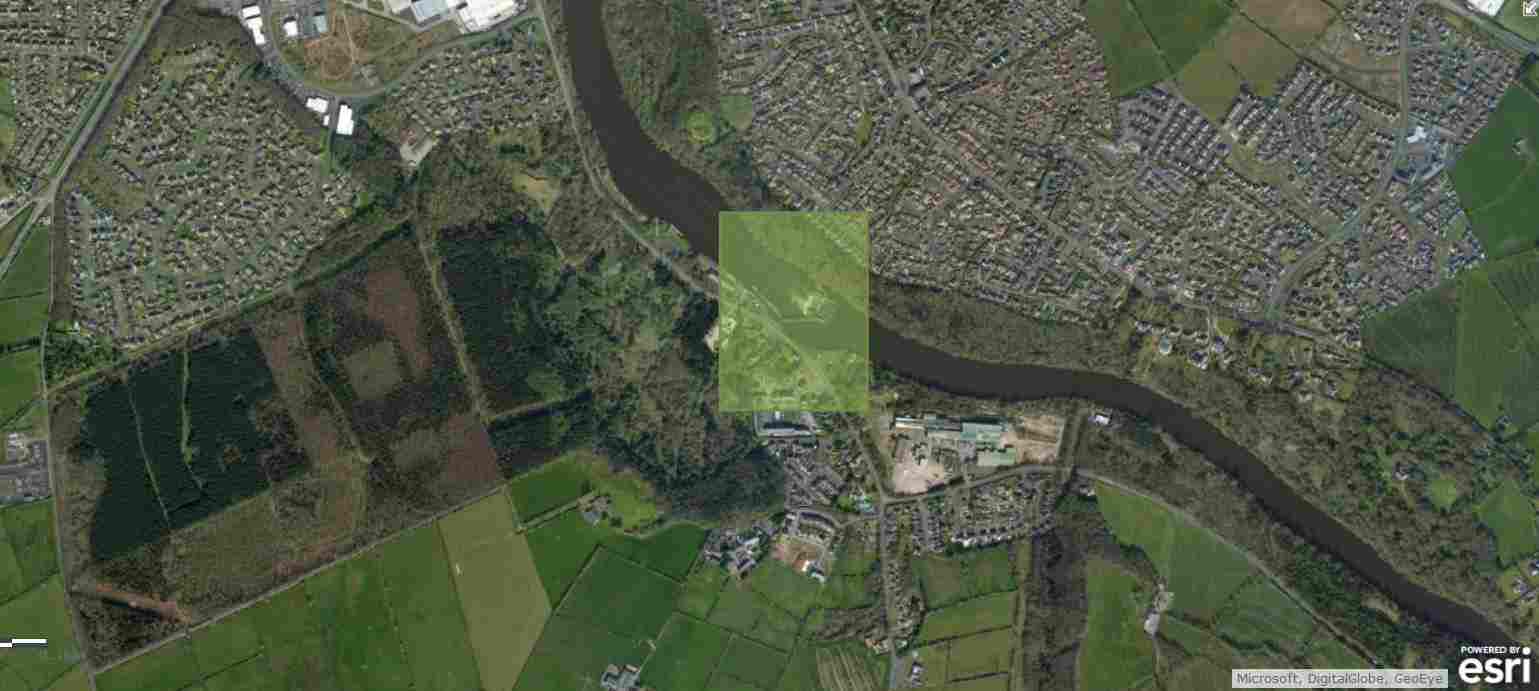 Coleraine; © esri; click to Arcgis Map "Coleraine Waterways Ireland Riverfest"