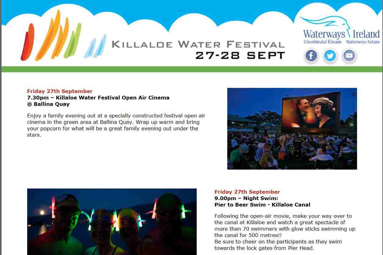 Killaloe Water Festival 2014; © Waterways Ireland