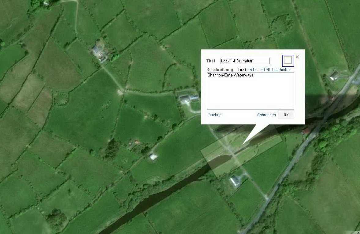 Lock14 Drumduff; © Google Maps; click to "Google Map"