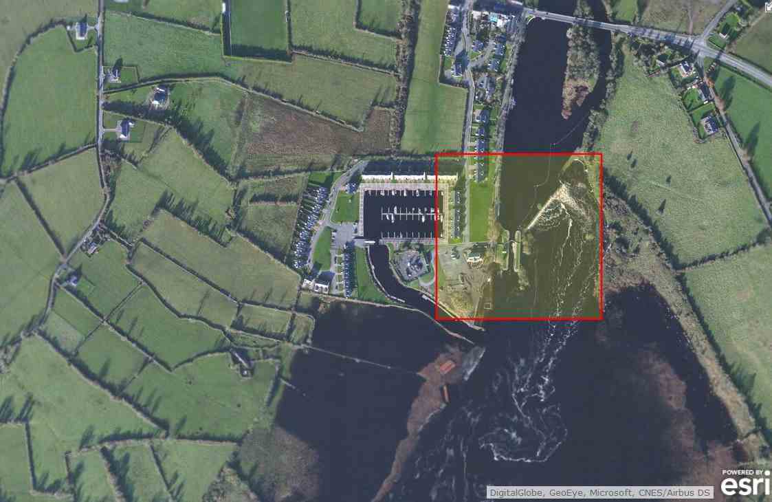 Shannon-Tarmonbarry; © esri; click picture to "esri Map Shannon-Tarmonbarry-Lock & Bridge"