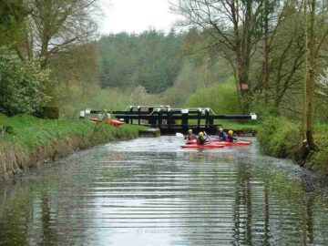 Ballykennan Cut, Kayakers launching