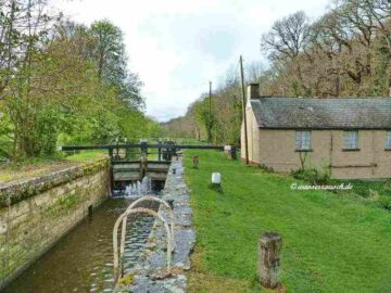Borris Lock, Jetty with Lockkeeper House