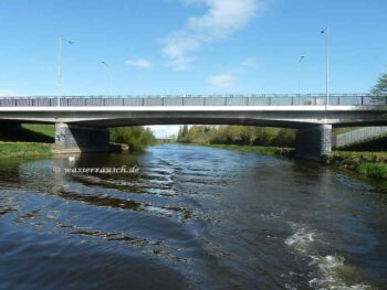 Carlow Bill Duggan Bridge view from stern