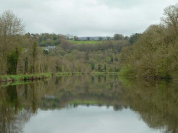 The Clashganna Weir awaits us in the right-hand Corner