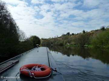 Course towards Carriglead Lock