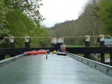 Entering Borris Lock from the Jetty 