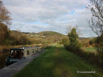 Moorings in the Barrow Valley at Lower Tinnahinch Lock