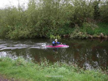 Kayaker on Clashganna cut