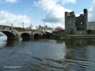Leighlingbridge with on backboard Black Castle