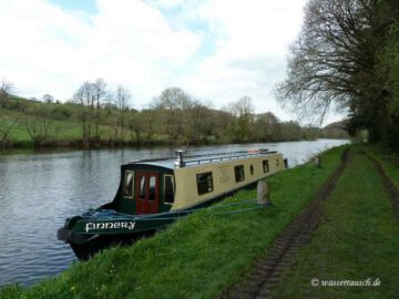 Mooring above St. Mullins Weir