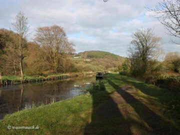 View of berth and Barrow Valley from the Lock