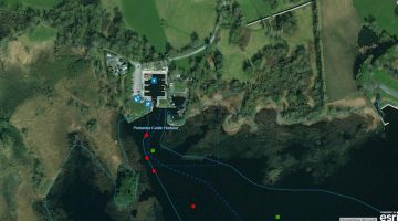 Portumna Castle Harbour; © esri; click to Shannon Map esri