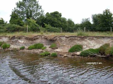Bank Erosion, Very dry riverbanks SEW; click picture to "enlage"