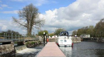 Rooskey Lock  View upstream;© CHB