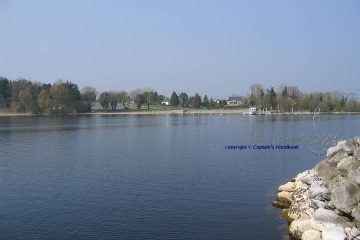 Coosan Point on Lough Ree; © Captain's Handbook;click to "enlarge"