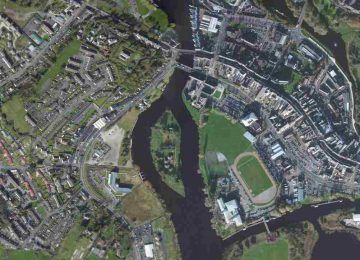 Enniskillen-Castle Island; © esri; click to Arcgis Map "Enniskillen"