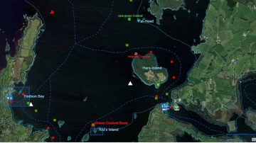 Hare Island & Fat Head New Markers on Lough Ree;click picture to Lough Ree Map