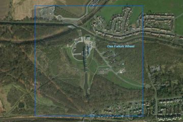 Das Falkirk Wheel in Schottland, click picture to Map