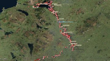 Lower Lough, Belleek; © esri; click to ArcGiMap Erne