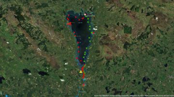 Drumleague Lock Lough Allen Canal Map © esri; click picture to Lough Allen ArcGis Map