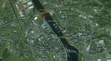 Athlone Marina © esri;; click picture to esri maps "Custume Barracks"