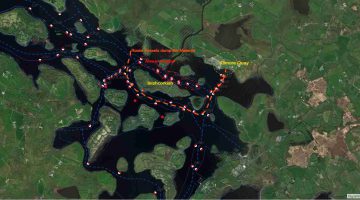Upper Lough Erne Kilmore; © esri;; click picture to esri map