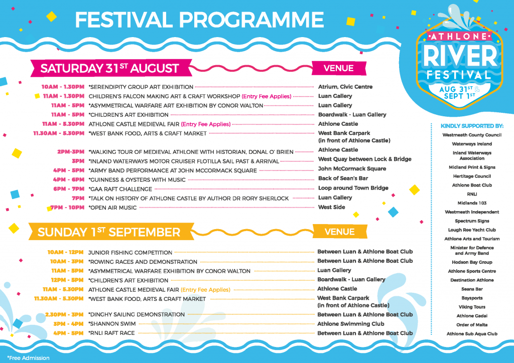 Athlone River Festival Programm