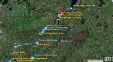 Ardnacrusha Power Station to Parteen Weir; © esri