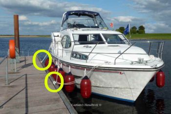 Therefore mooring lines should be checked regularly.