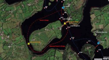 Upper Lough Erne Corradillar Jetty; © esri