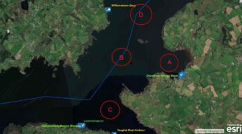 Link to LDYClub have 4 sailing areas as shown on the map. © esri