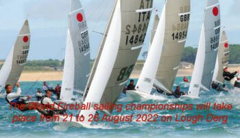 World Fireball sailing championships on Lough Derg