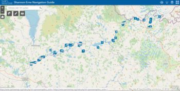 Link to Navigations Guide Shannon-Erne (SEW); © esri; & Waterways Ireland