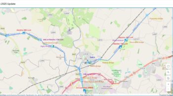 Sallins Grand Canal; © esri Gand Canal Lock-15 Sherlockstown Map